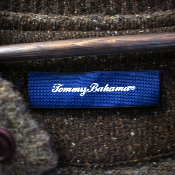 Tommy Bahama Men's XXL Earthy Heavy Knit Closed Cardigan - Picture 6 of 7